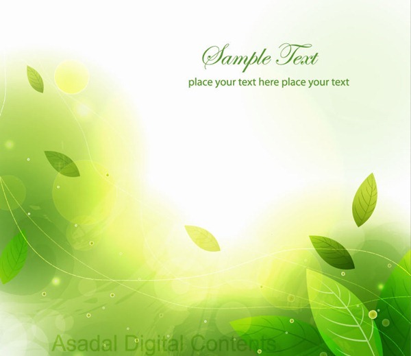 Abstract-Green-Leaves-Vector-Background - Brain Injury Association of