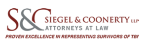 red and gray logo for law firm